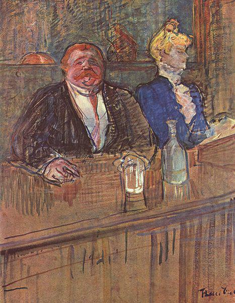 Henri de toulouse-lautrec Die Bar china oil painting image